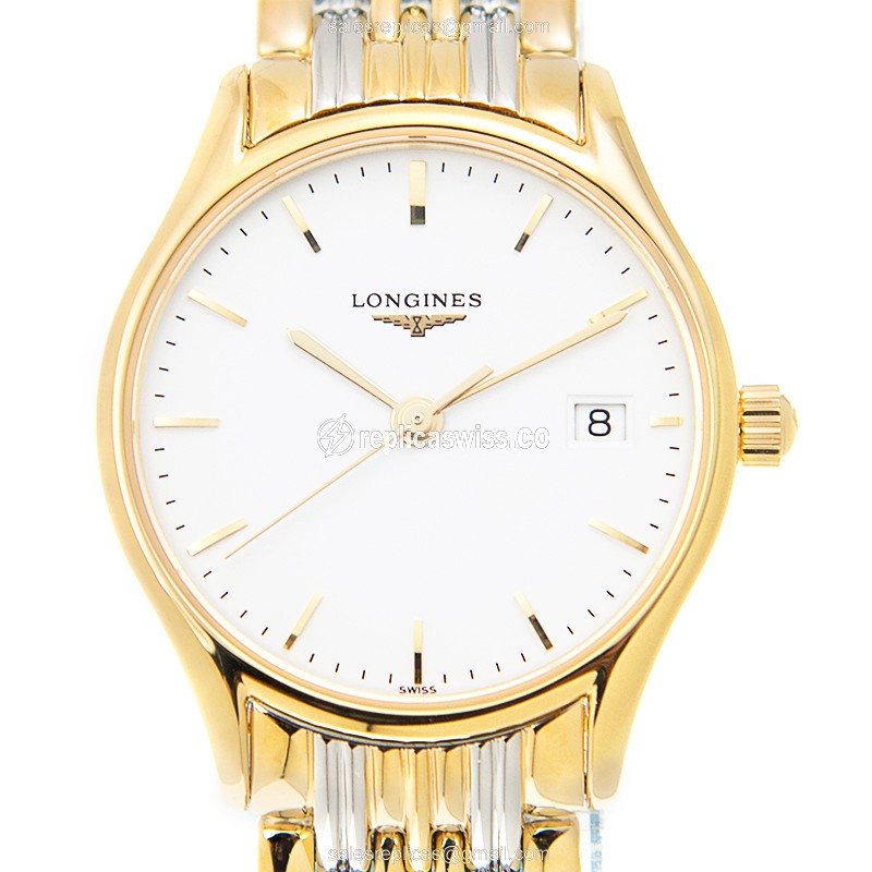 Longines L4.259.2.12.7 LONGINES LYRE Quartz Gold-Plated & Stainless Steel