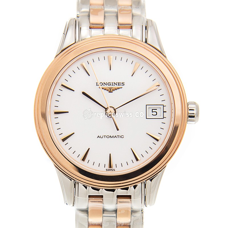 Longines L4.274.3.92.7 FLAGSHIP Automatic 18kt Rose Gold & Steel