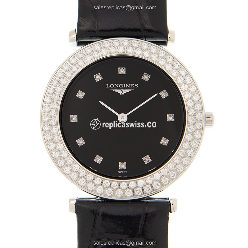 Longines L4.308.0.57.2 LA GRANDE Quartz Stainless Steel & Diamonds