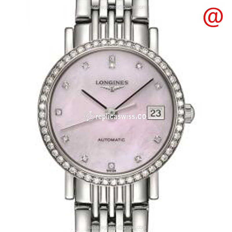 Longines L4.309.0.89.6 ELEGANT Automatic Stainless Steel & Diamonds