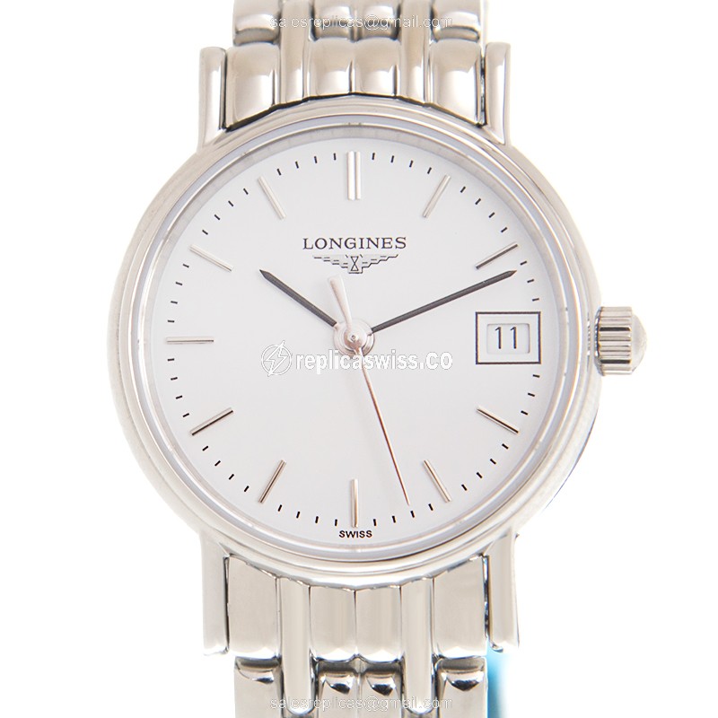 Longines L4.319.4.12.6 PRESENCE Quartz Stainless Steel