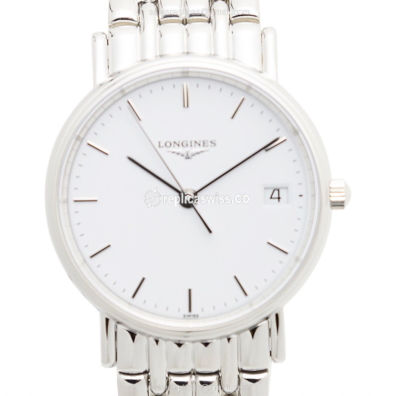Longines L4.320.4.12.6 PRESENCE Quartz Stainless Steel