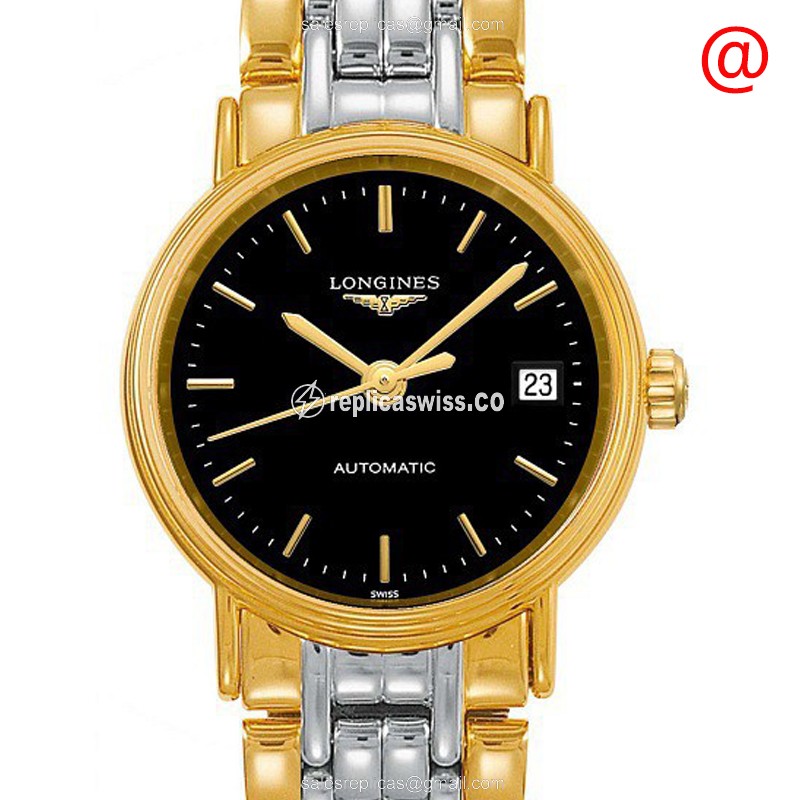 Longines L4.321.2.52.7 PRESENCE Automatic Gold-Plated & Stainless Steel