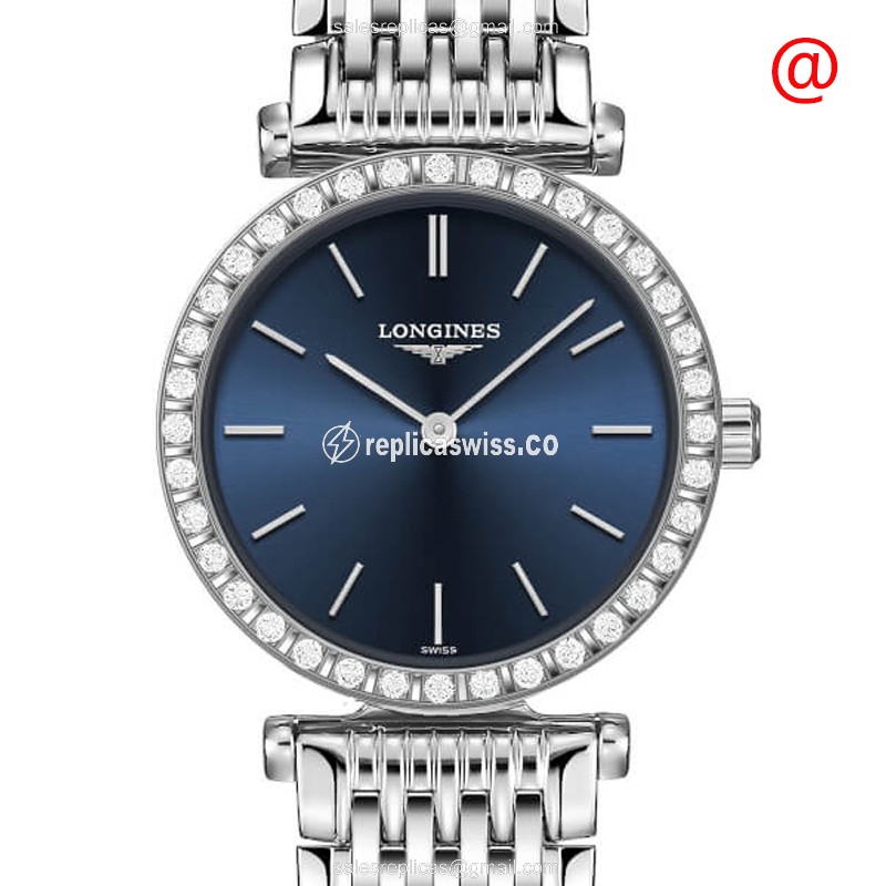 Longines L4.341.0.95.6 LA GRANDE Quartz Stainless Steel & Diamonds