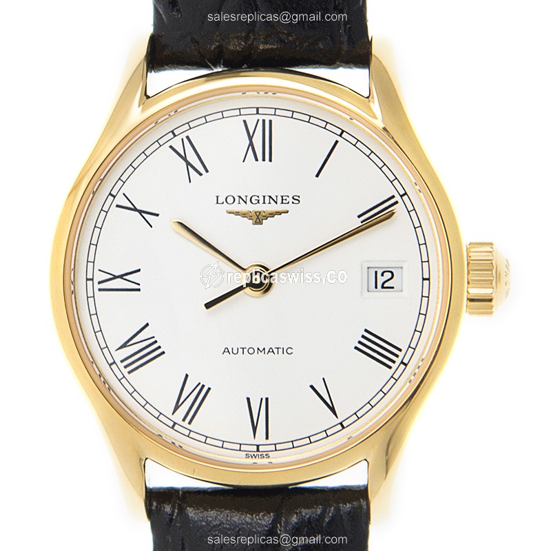 Longines L4.360.2.11.2 LONGINES LYRE Automatic Gold-Plated & Stainless Steel