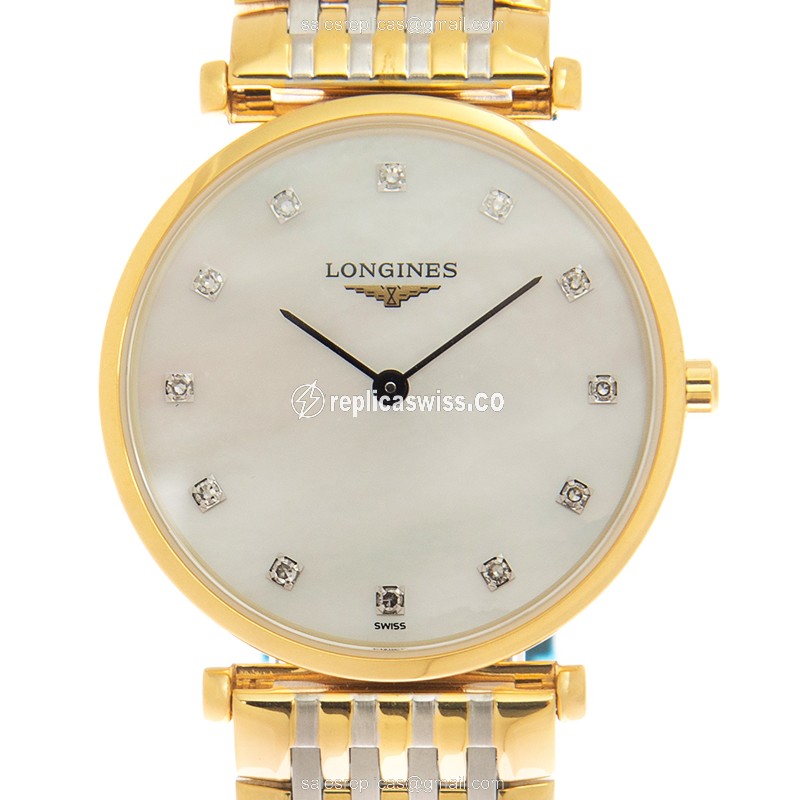 Longines L4.512.2.87.7 LA GRANDE Quartz Gold-Plated & Stainless Steel
