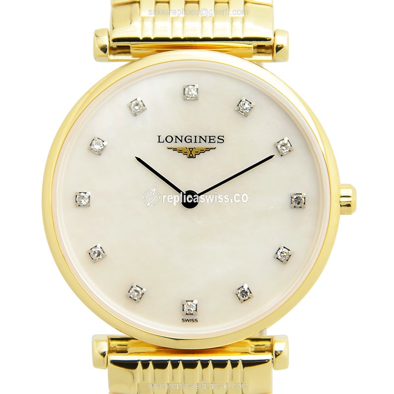 Longines L4.512.2.87.8 LA GRANDE Quartz Gold-Plated & Stainless Steel