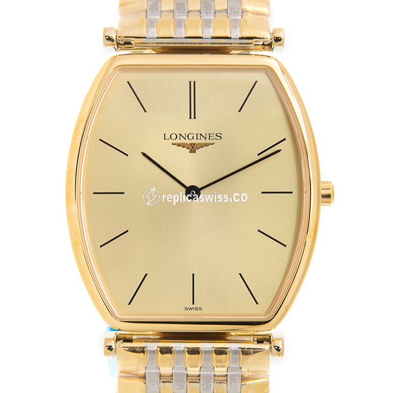 Longines L4.705.2.32.7 LA GRANDE Quartz 18kt Gold & Steel