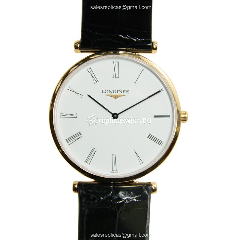 Longines L4.709.1.11.2 LA GRANDE Quartz 18kt Rose Gold