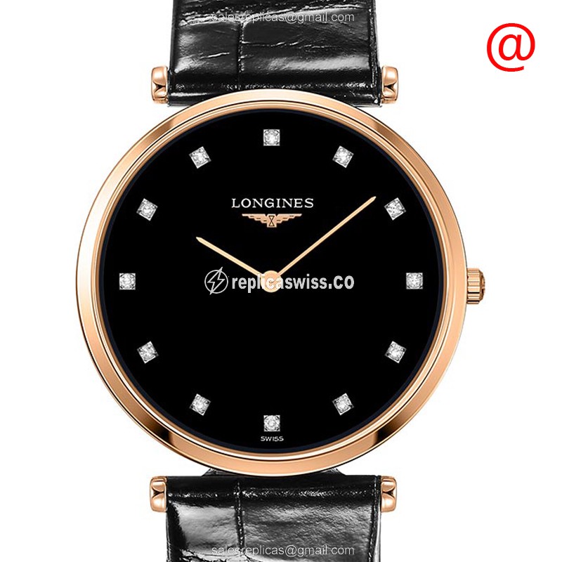 Longines L4.709.1.57.2 LA GRANDE Quartz 18kt Rose Gold