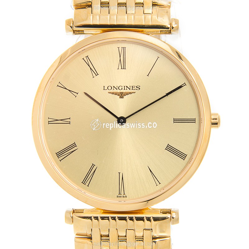 Longines L4.709.2.31.8 LA GRANDE Quartz 18kt Yellow Gold