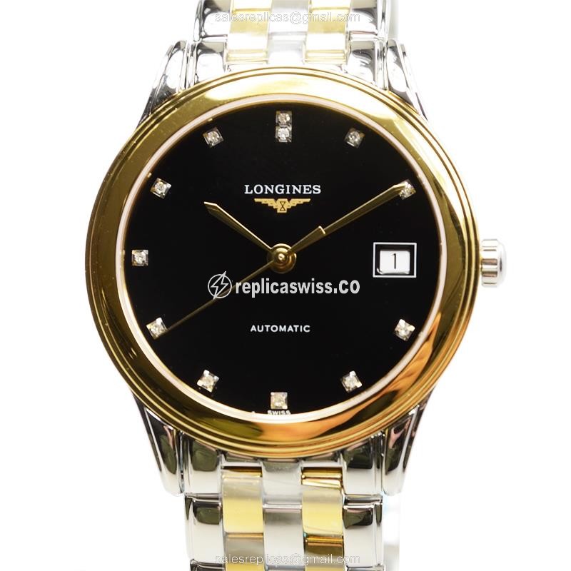 Longines L4.774.3.57.7 FLAGSHIP Automatic 18kt Gold & Steel