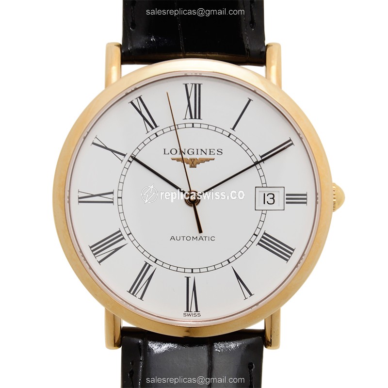 Longines L4.787.8.11.0 PRESENCE Automatic 18kt Rose Gold