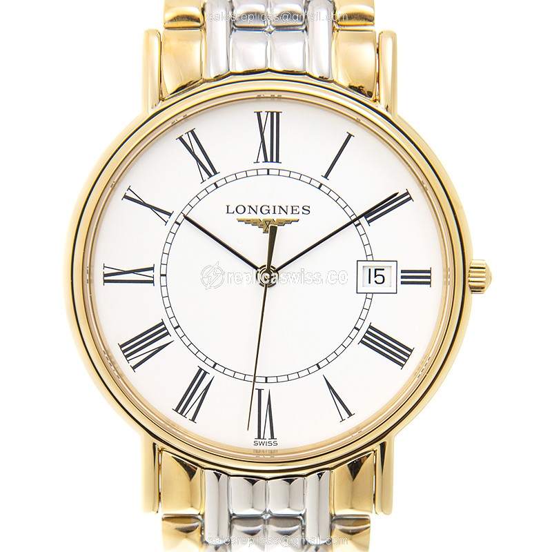Longines L4.790.2.11.7 PRESENCE Quartz Gold & Steel