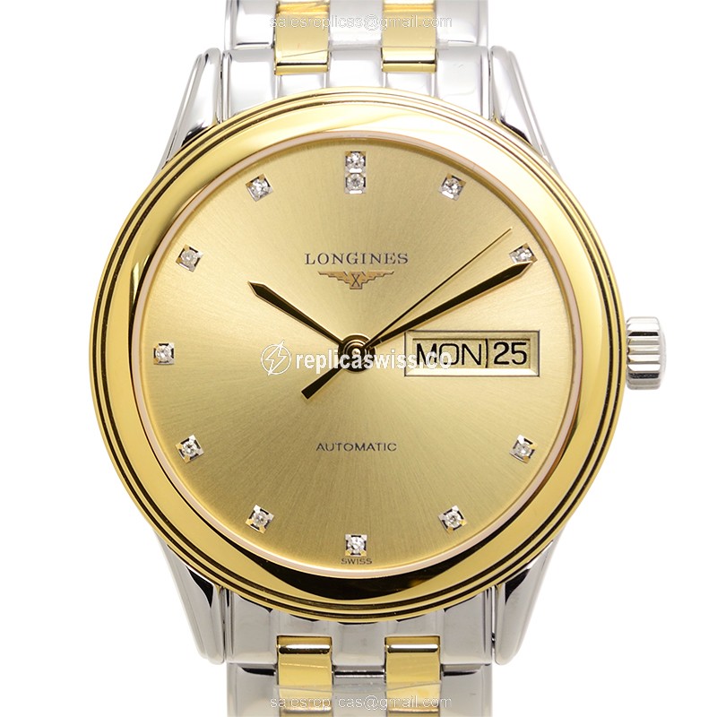Longines L4.799.3.37.7 FLAGSHIP Automatic 18kt Gold & Steel