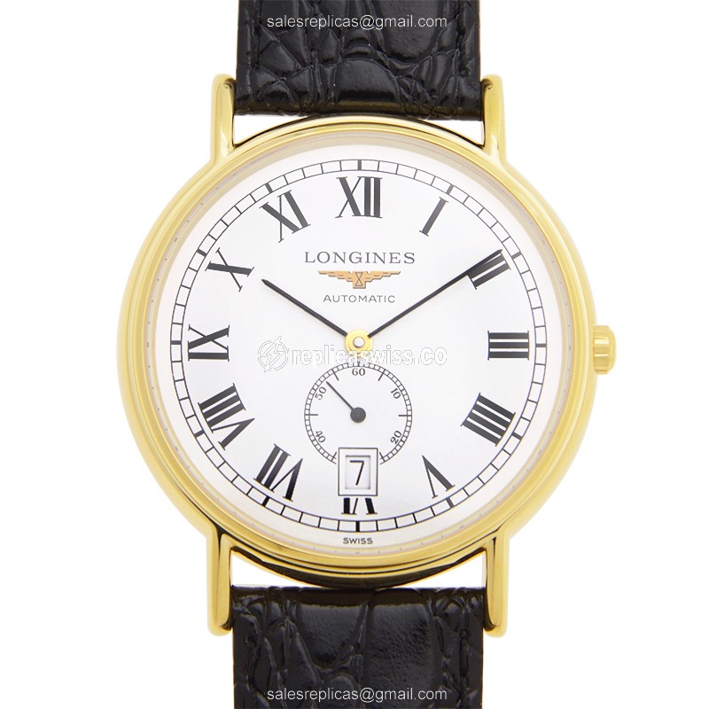 Longines L4.805.2.11.2 PRESENCE Automatic PVD Gold