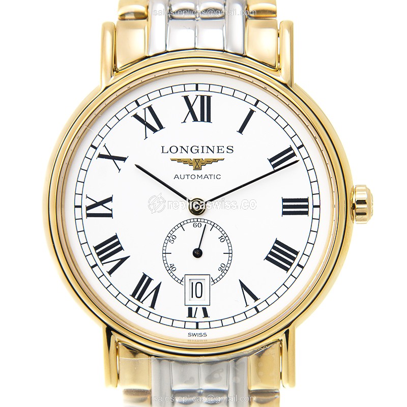 Longines L4.805.2.11.7 PRESENCE Automatic Gold-Plated & Stainless Steel