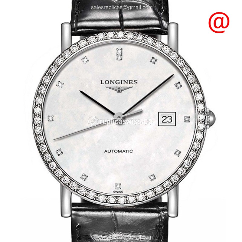 Longines L4.809.0.87.2 ELEGANT Automatic Stainless Steel & Diamonds