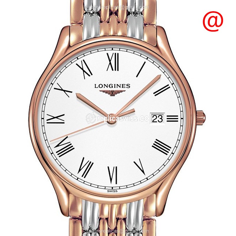 Longines L4.859.1.11.7 LONGINES LYRE Quartz 18kt Rose Gold & Steel