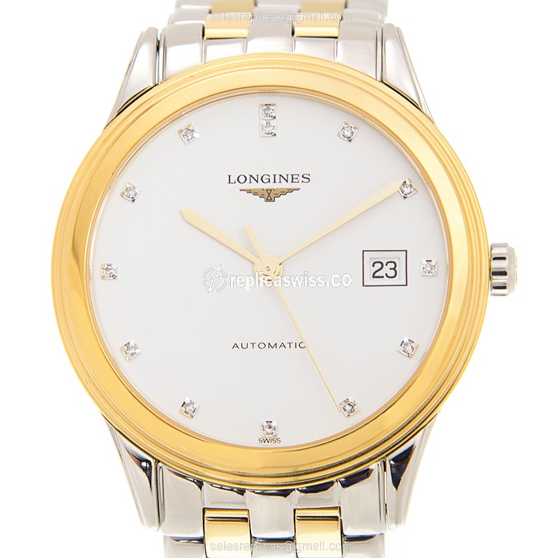 Longines L4.874.3.27.7 FLAGSHIP Automatic Gold-Plated & Stainless Steel