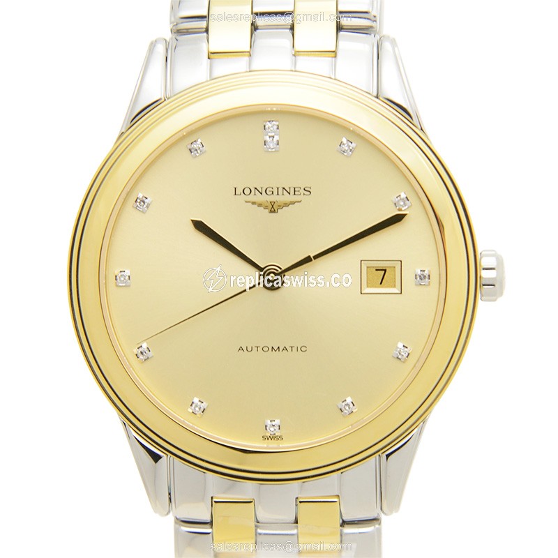 Longines L4.874.3.37.7 FLAGSHIP Automatic Gold-Plated & Stainless Steel