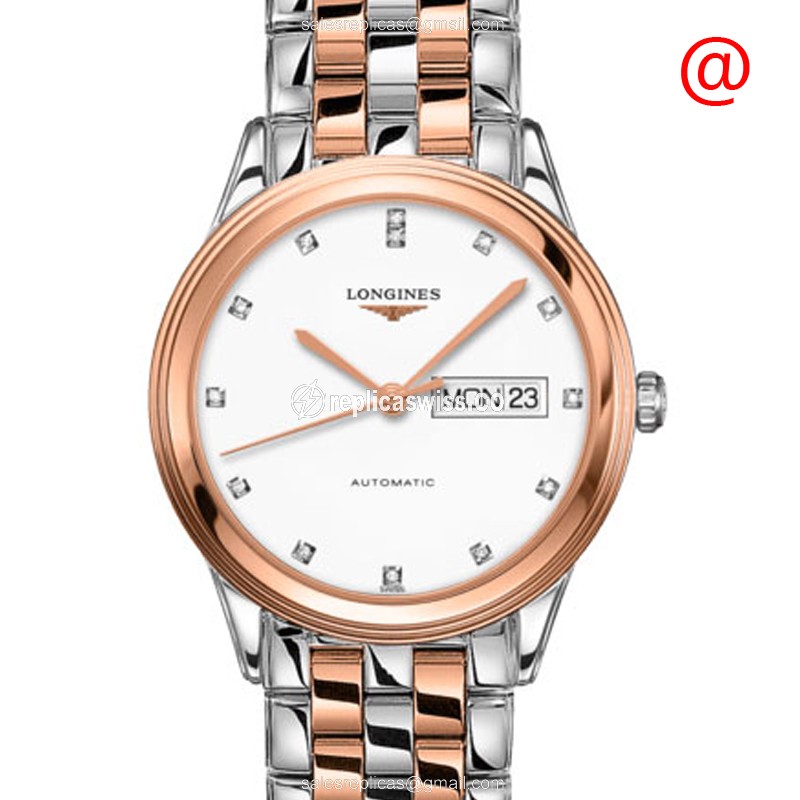 Longines L4.899.3.99.7 FLAGSHIP Automatic 18kt Rose Gold & Steel