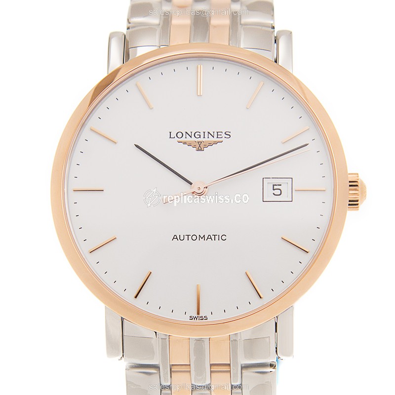 Longines L4.910.5.12.7 ELEGANT Automatic 18kt Rose Gold & Steel
