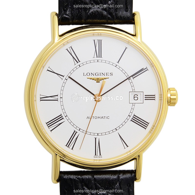 Longines L4.921.2.11.2 PRESENCE Automatic PVD Gold