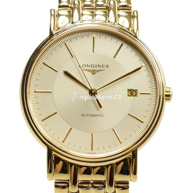 Longines L4.921.2.42.8 PRESENCE Automatic PVD Gold