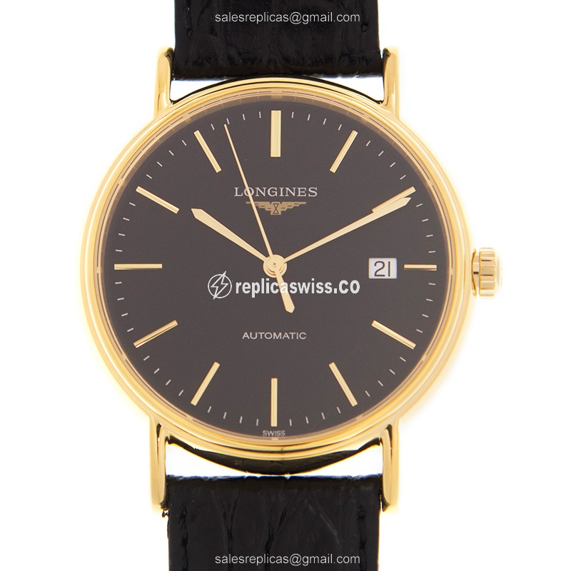 Longines L4.921.2.52.2 PRESENCE Automatic PVD Gold