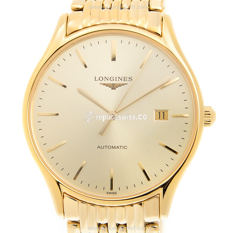 Longines L4.960.2.32.8 LONGINES LYRE Automatic 18kt Gold & Steel