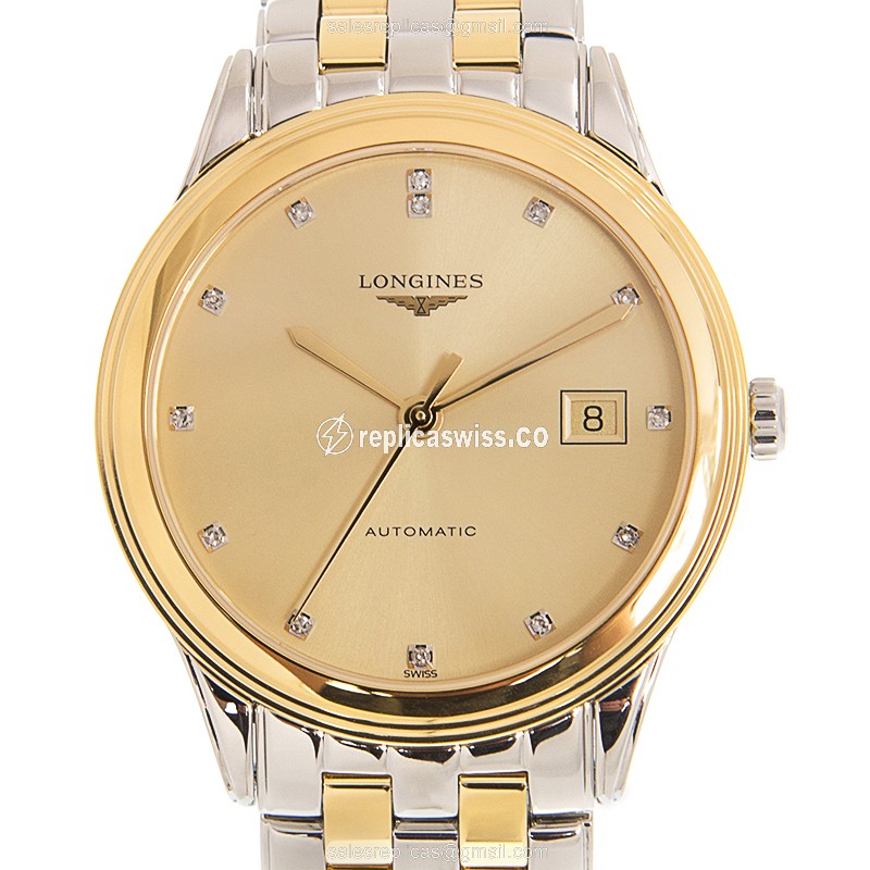 Longines L4.974.3.37.7 FLAGSHIP Automatic Gold-Plated & Stainless Steel