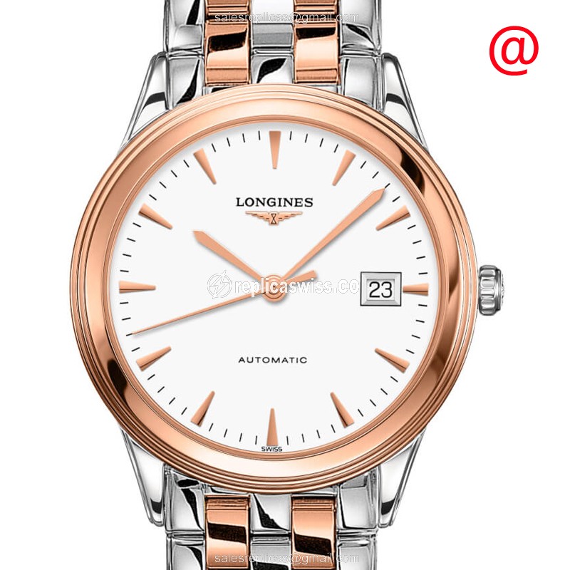 Longines L4.974.3.92.7 FLAGSHIP Automatic 18kt Rose Gold & Steel