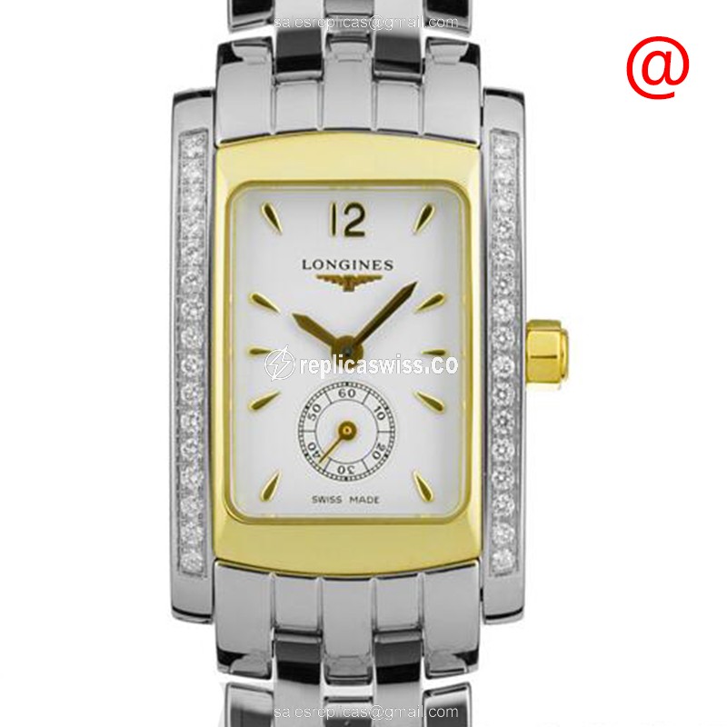 Longines L5.155.5.29.6 DOLCE VITA Quartz 18kt Gold & Diamond & Steel