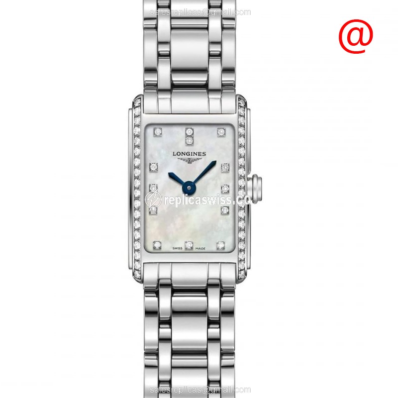 Longines L5.258.0.87.6 DOLCE VITA Quartz Stainless Steel & Diamonds