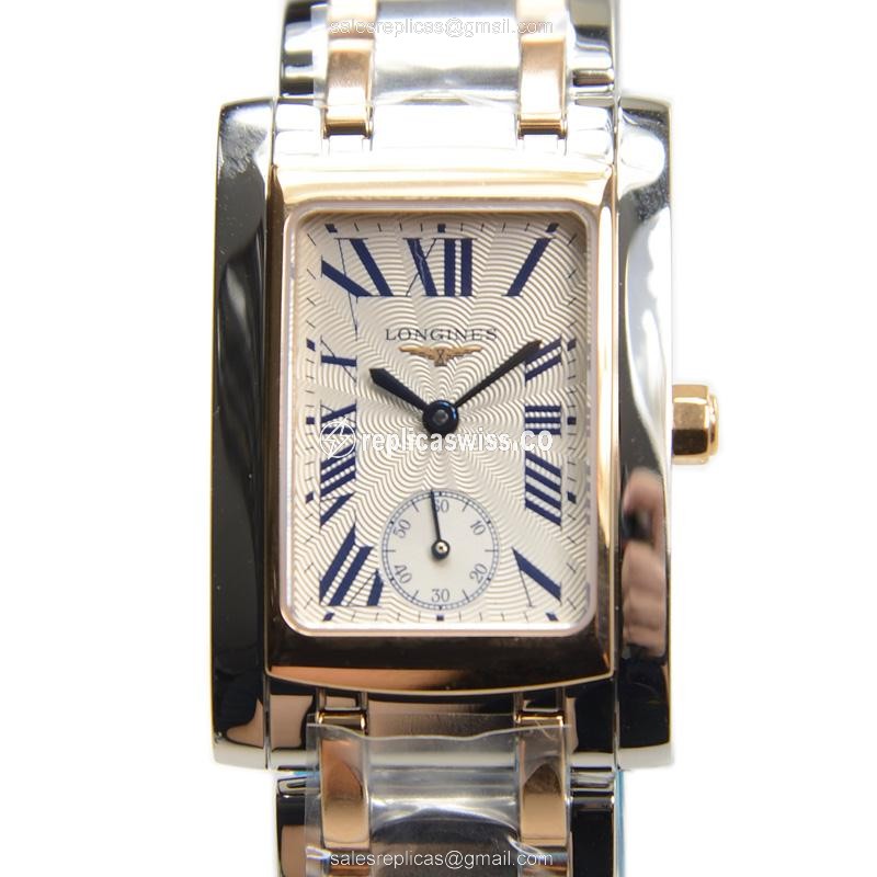 Longines L5.502.5.71.7 DOLCE VITA Quartz 18kt Rose Gold & Steel