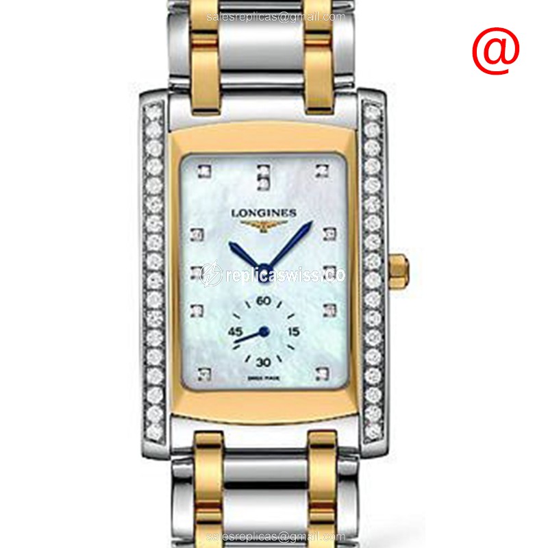 Longines L5.655.5.09.7 DOLCE VITA Quartz 18kt Gold & Diamond & Steel