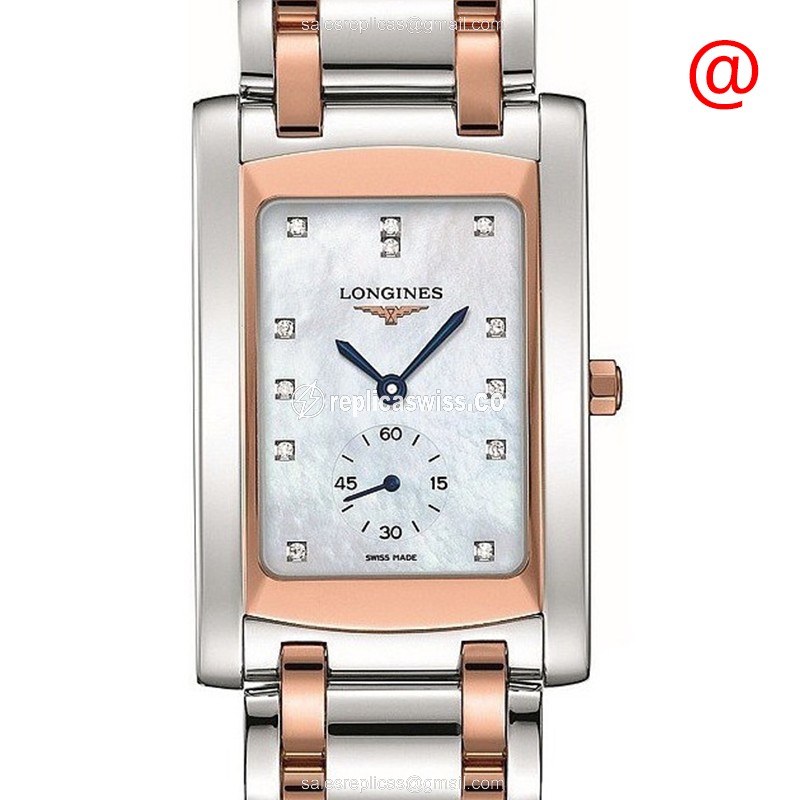 Longines L5.655.5.88.7 DOLCE VITA Quartz 18kt Rose Gold & Steel