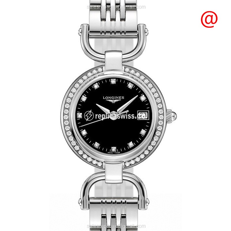 Longines L6.130.0.57.6 EQUESTRIAN Quartz Stainless Steel & Diamonds