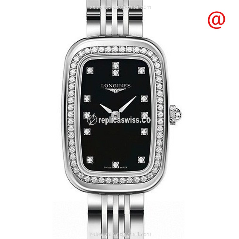 Longines L6.140.0.57.6 EQUESTRIAN Quartz Stainless Steel & Diamonds