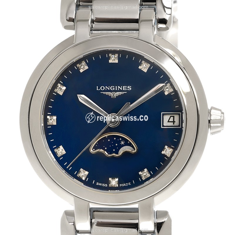 Longines L8.115.4.98.6 PRIMA LUNA Quartz Stainless Steel