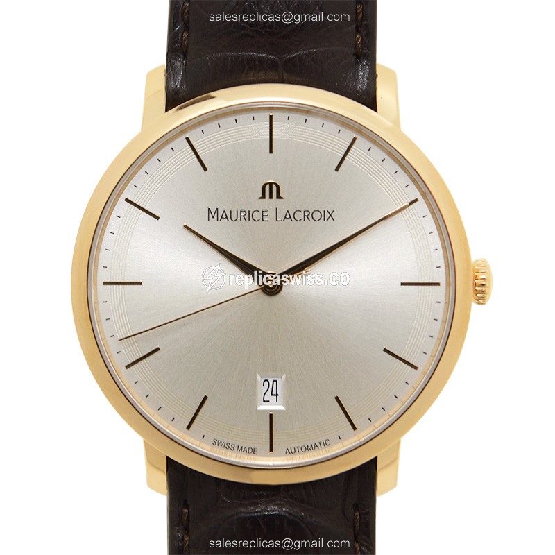 Maurice Lacroix LC6007-PG101-130 LES CLASSIQUES Automatic 18kt Rose Gold