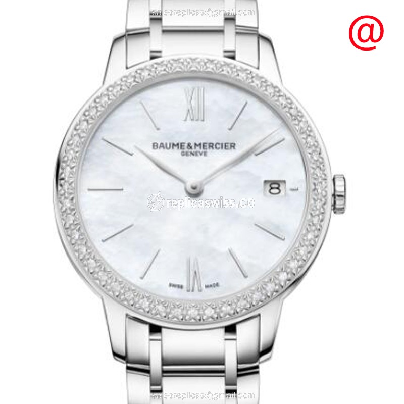 Baume & Mercier M0A10478 CLASSIMA Quartz Stainless Steel & Diamonds