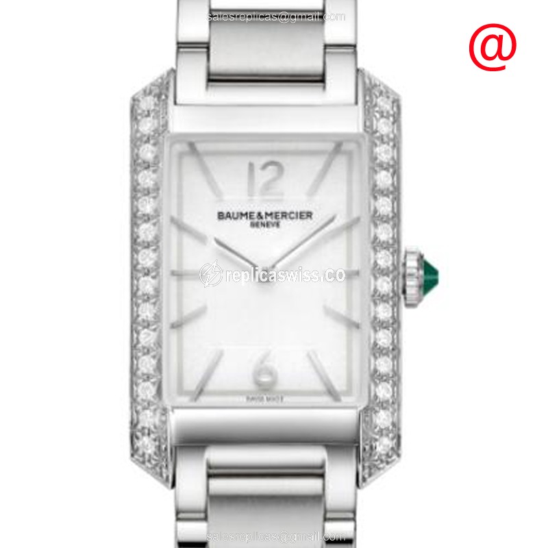 Baume & Mercier M0A10631 HAMPTON Quartz Stainless Steel & Diamonds