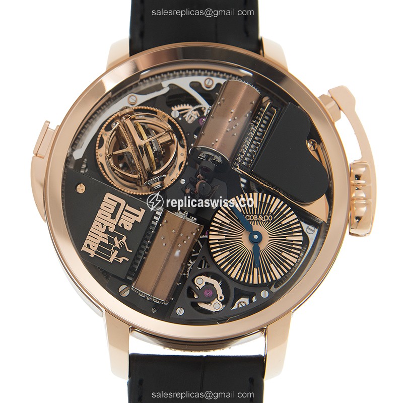 Jacob & Co OP110.40.AG.AB.ACC4S OPERA GODFATHER Manual Wind 18kt Rose Gold