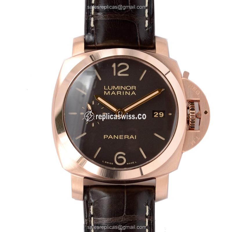 Panerai PAM00393 LUMINOR Automatic 18kt Rose Gold