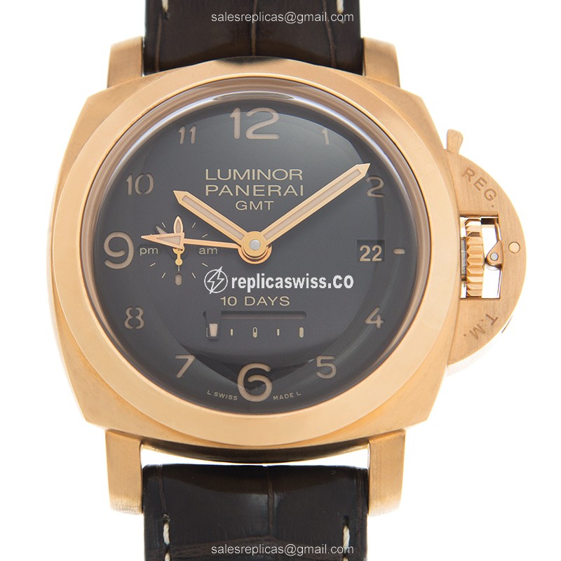 Panerai PAM00487 LUMINOR Automatic 18kt Rose Gold