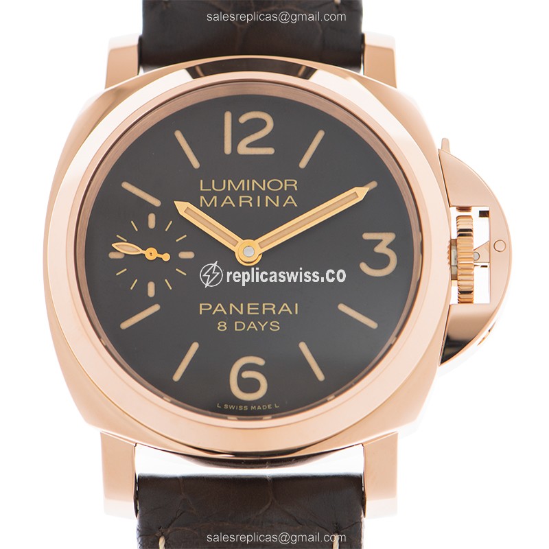 Panerai PAM00511 LUMINOR MARINA Manual Wind 18kt Rose Gold