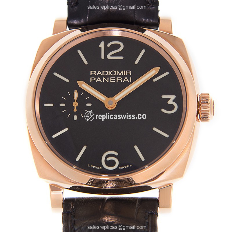 Panerai PAM00575 RADIOMIR Manual Wind 18kt Rose Gold