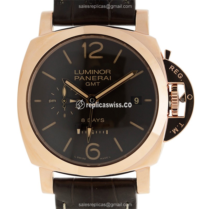 Panerai PAM00576 LUMINOR Manual Wind 18kt Rose Gold